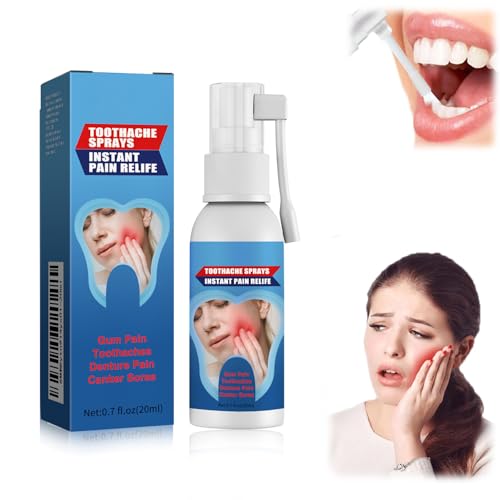 Freeze-ache Rapid Relief Dental Spray, 20ML Zahnschmerzen-Pflegespray, Zahnschmerzen Reparatur Spray, Zahnschmerzen Sprays, Zahnfleisch Reparatur Tropfen, Sofort Linderung Zahnschmerzen