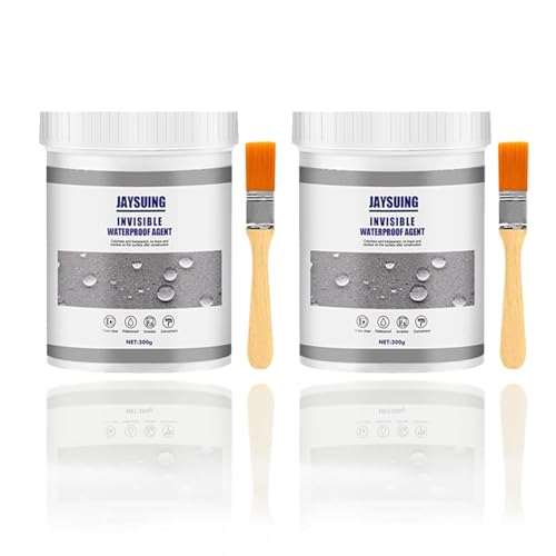 LinJunnz 600g Transparenter Wasserdichter Beschichtungsmittel,Transparente Wasserdichte Versiegelung,Wasserdicht Dichtmasse,Jaysuing Invisible Waterproof Agent,für Badezimmer, Toilette, Fliesen, Wände
