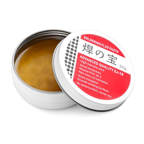 Flussmittel-Paste,lötfett flussmittel,Lötpaste,lötflussmittel,Solder Paste,Lötpaste,für Mechaniker,Metall-, Zinn,Telefon,PC-Karten,Bauelemente 50g