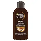 Garnier Bräunungsöl für vorgebräunte und dunkle Haut, Feuchtigkeitsspendendes Sonnenöl mit Kokosduft für intensive Bräune, Ambre Solaire Ideal Bronze, 1 x 200 ml