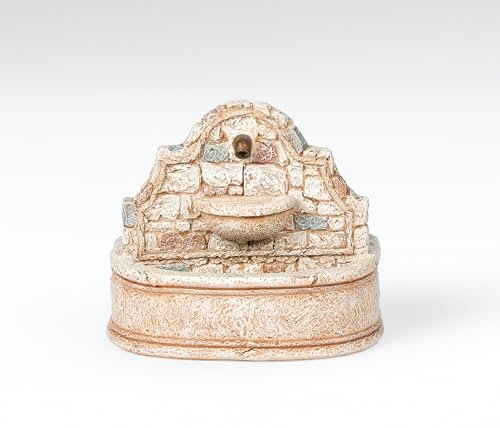 Fontanini by Roman 17,1 cm H Wandbrunnen mit Wasserpumpe Krippendorf Zubehör