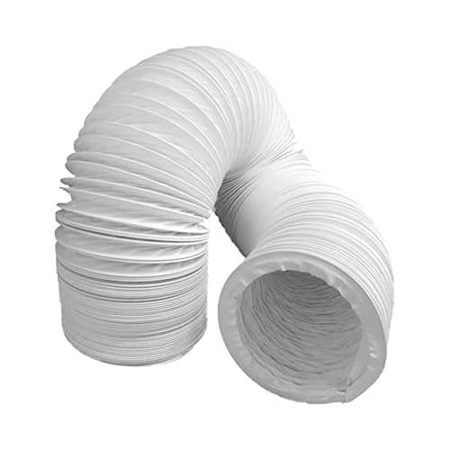 Anakel Home 3m Universal-Absaugrohr für Trockner aus PVC mit Stahldrahtverstärkung | Ø102 mm flexibles Luftauslassrohr
