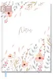 Notizbuch A5 liniert "Sweet Flowers" von Trendstuff by Häfft - 124 Seiten, 62 Blatt - ideal als Tagebuch, Bullet Journal, Ideenbuch, Schreibheft - nachhaltig & klimafreundlich