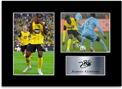 Foto-Poster Jamie Gittens Fußballspieler 2024 für Dortmund Fußballfans