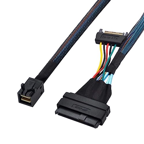 chenyang CY Mini SAS HD SFF-8643 zu U.2 U2 SFF-8639 NVME PCIe SSD-Kabel für Mainboard SSD 750 P3600 P3700