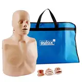 Pulox Reanimationspuppe Practi-Man Advance - Erste Hilfe Trainingspuppe Übungspuppe mit Esmarch Handgriff Funktion