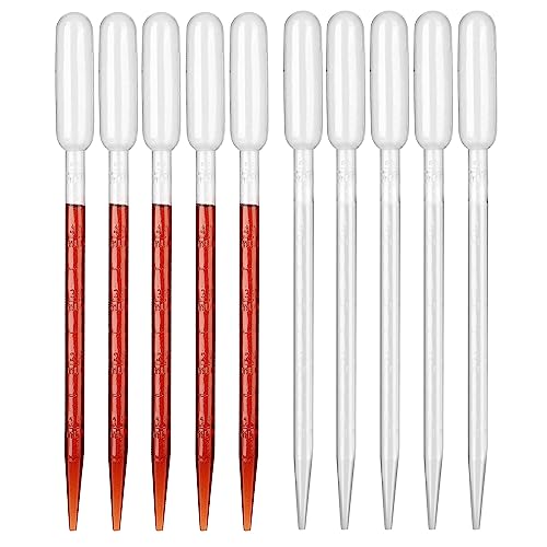 5ml Dropper Pipette Dropper Pipettes Plastic Measuring Pipette Disposable Pipette Pack of 100