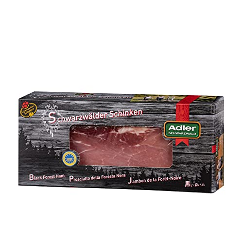 Schwarzwald Art Adler Original Schwarzwälder Schinken im Geschenkkarton, 500g
