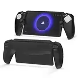 Writiany Schutzhülle für Playstation Portal, Silikon Case Cover Protector Rundumschutz und rutschfeste Daumengriffe Zubehör für Playstation Remote Player Playstation Portal Case (Schwarz)