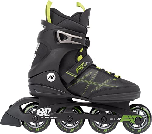 K2 Skates Herren Inline Skates F.I.T. 80 PRO, black - olive, 30G0211.1.1.115