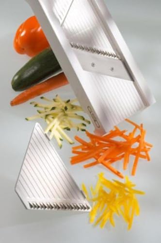 GSD Julienne-Einsatz für Universal-Gemüsehobel in der Farbe Weiß, 4,5 mm Streifenschnitt, 30005