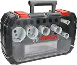 Bosch Accessories Professional 9 tlg. Lochsäge Progressor for Wood & Metal Set Sanitärinstallateur (für Holz und Metall, Ø 20-64 mm, Zubehör Bohrmaschine)