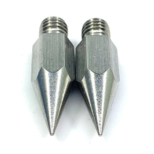 Edelstahl M9 8 mm Spitze Ersatz für Stange, passend für Mini-Stangen (M8 x 40 mm)