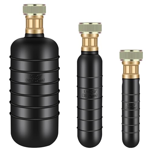 Zhaoyao 3-teiliges Universal-Abflussblasen-Set, effizienter Abwasserleitungsreiniger, passend für 2,5 cm bis 15,2 cm Abflussrohre, entfernt Küchenspülen, Badezimmerabflüsse und große Rohre