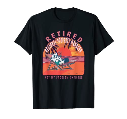 Regionalverwalter im Ruhestand Lustiger Vintage-Ruhestand T-Shirt