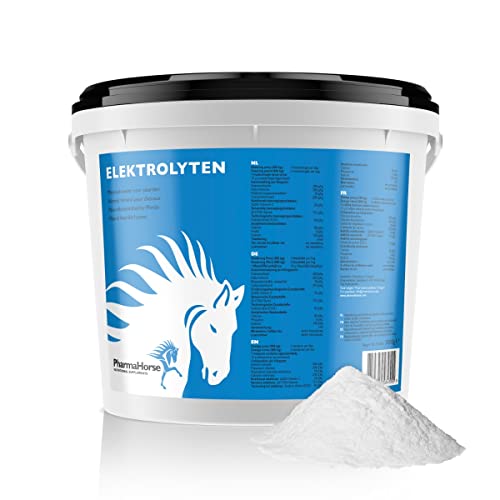 PharmaHorse Elektrolyte | Nervensystem | Muskeln | Human Grade Quality | 100% Ohne Zuckerzusatz | 3000 Gramm