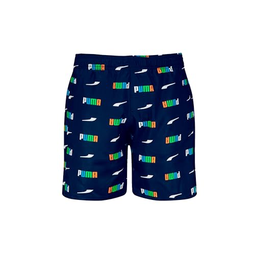 Puma Kinder Shorts Badebekleidung, Marineblau, 164