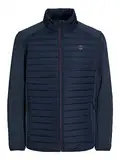 JACK&JONES PLUS Herren JJEMULTI Quilted Collar PLS Steppjacke, Navy Blazer/Detail:Set-IN Sleeves, 4XL