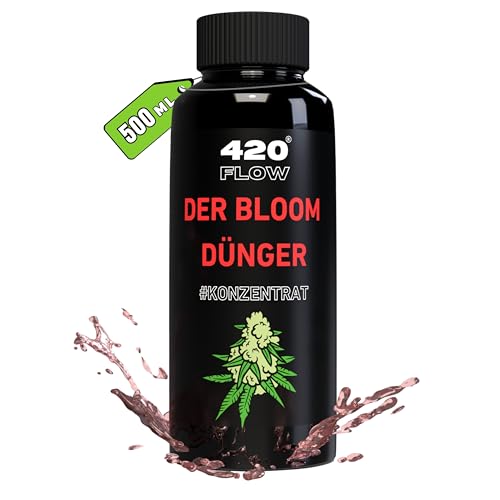 420Flow® Cannabis Bloom Dünger – Stärkt & fördert prächtige Blüten – Einfache Anwendung für spektakuläre Ergebnisse (500ml)