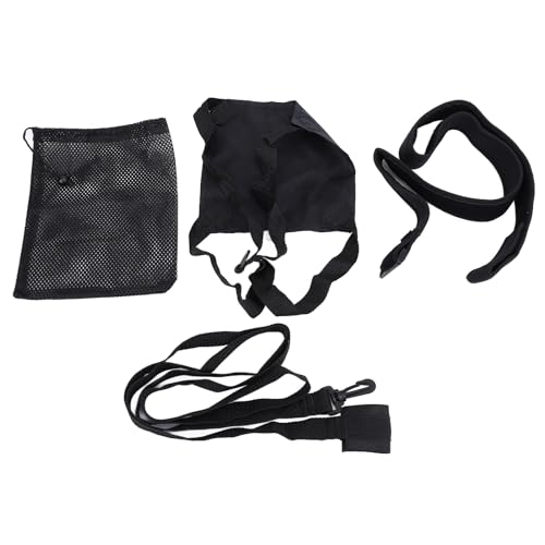 Schwimmen Parachute Professional Schwimmausbildung Set Kinder Erwachsene mit Draggürtel tragbarer Safe (Black)