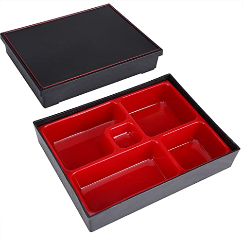 YUMILI Tragbare Lunchboxen, Lebensmittelbehälter, Japanischer Stil, Holz, Aufbewahrungsbox, Büro, Picknick