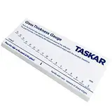 Taskar Glasdickenmessgerät, Messwerkzeug, 2 mm bis 25 mm, mit Reflexionsverfahren.