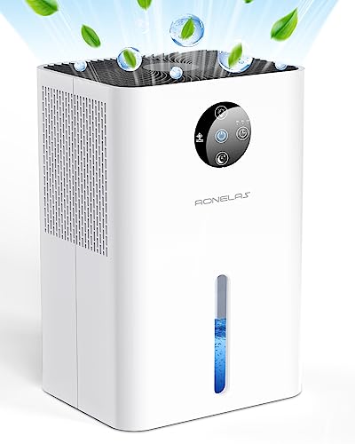 Luftentfeuchter Elektrisch 1800ML,Tragbarer Raumentfeuchter,Ultra Leise,Timer,7-Farben Lampe,Automatisches Abschalten Dehumidifier für home