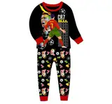 Suyaluoi Jungen Pyjamas Ronaldo No.7 Fans Baumwolle Homewear Pajama Set Langarm Casual Fußball Nachtwäsche Pjs Set (DE/NL/SE/PL, Alter, 10 Jahre, 11 Jahre, Regular, ROT)