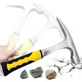 behone Geologischer Meißelhammer Geologenhammer Geologischer Erkundungs Hammer mit Spitzte Mund Geologie Tools Supplies