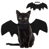 Katze Fledermaus Kostüm, Halloween Haustier Kostüme, Kostüm Für Hund Katze, Fledermausflügel Kostüm, Katzenbekleidung Halloween Verkleidung für Haustiere für Halloween, Karneval, Partys