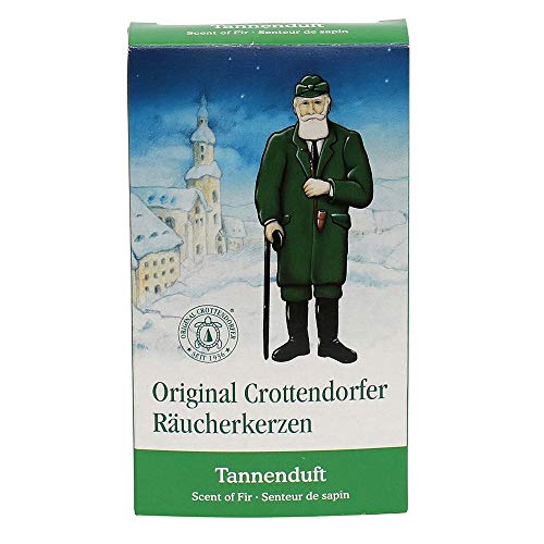 Crottendorfer 1002 Original Räucherkerzen Tannenduft 24 Stück, Größe M