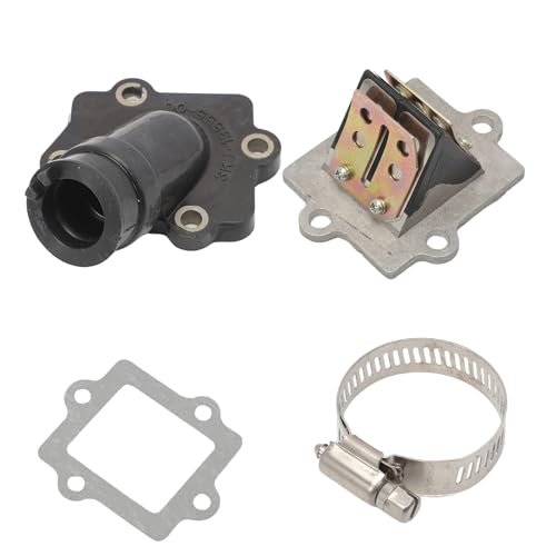 FanPaYY Ersatz Membranblock + Ansaugstutzen + Dichtungen Set für Aerox Nitro Aprilia SR50 Roller, Material Gummi