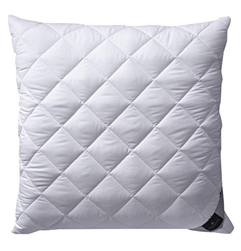 Billerbeck Kopfkissen Classic Clean - Faserkissen ca. 35 x 40 cm – Kissen mit mittlerer Stützkraft – AIRFLOCKS® Füllung, weich und kuschelig
