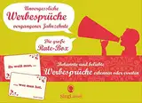 Unvergessliche Werbesprüche. Die große Rate-Spiel-Box für Senioren und Seniorinnen. Spiele-Set für das Gedächtnistraining für Senioren.