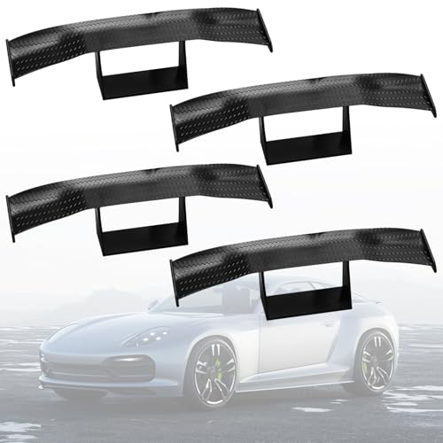 4 Stück Mini Spoiler Mini Spoiler Zum Kleben Mini Heckspoiler Universal Auto Mini Spoiler Wing-Spoiler Auto, der zur Dekoration und zur Verbesserung der Fahrzeugstabilität Verwendet Werden Kann