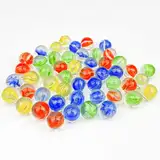 Roluxando 150 Stück Glasmurmeln, Murmeln Glas, Glasmurmeln Bunt, Glaskugeln, Marbles, Murmeln Spielzeug, Murmeln für Kinder, Bunte Murmel für Marmorbahnspiel, Heimdekoration und Pflanzendekoration