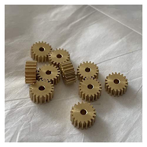 InDmar Ritzel, Motorritzel, Zahnrad, Motorritzel, 0,4 m, 19 Zähne, 1,98 mm Messingritzel, 2 mm Loch, Kupferzahnräder GS (Lochdurchmesser: 1,98 mm)
