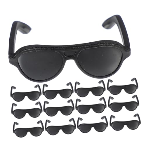 Gogogmee 24 Stück Kinder Sonnenbrillen Dekorative Puppenbrillen Auffällige Brillen Dekore Mini Puppen Brillen Requisiten Kleine Puppen Sonnenbrillen Modische Brillen Dekore Mini
