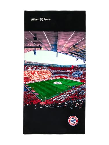 FC Bayern München Strandtuch I Handtuch I Badetuch I Arena I 180x90 cm I Fußball
