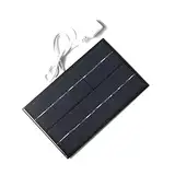 ZONADAH 2W 5V Mini Solar Panel Kit, USB-Anschluss, Batter Ladegerät, DIY Home, Science School Projekte, Camping, Angeln, Wandern Outdoor Garten Led Licht Ladewerkzeuge