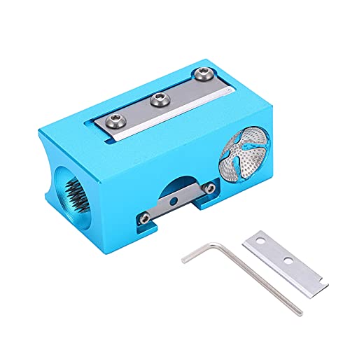 Les-Theresa 8 in 1 Billard Tip Tool Multifunktionales Tip Repair Shaper Queue Pinprick Blade Zubehör(Blau)