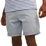JACK & JONES Herren Chino Shorts Regular Fit 12165604,Ultimate Grey,L