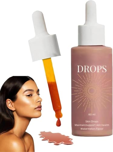 Bräunungstropfen zum Trinken, Sunless Tanning Drops, Bronzing Bräunungsöl Selbstbräuner Tropfen, Tanning Drops zur Natürlichen Steigerung des Melanins, Verbessern Ihren Hautton