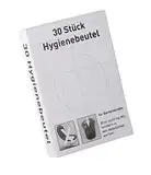 Hygienebeutel aus Polyethylen (PE) im Spender, PE-Hygienebeutel weiß, Damenhygiene-Beutel für Damenbinden & Tampons, Hygienebags für Hotels & Sanitäranlagen, Größe:5 Stück