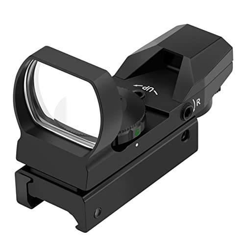 Feyachi RS-29 Red Dot Visier, Rotpunktvisier mit einstellbares taktisch Rot und Grün Fadenkreuz Zielfernrohr für 22mm/20mm Picatinny Schiene