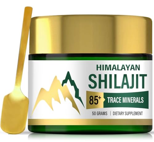 Shilajit Original, Shilajit Harz für Männer & Frauen, Hochwirksames Ergänzung angereichert mit Mineralien, erhöht Ausdauer und Vitalität
