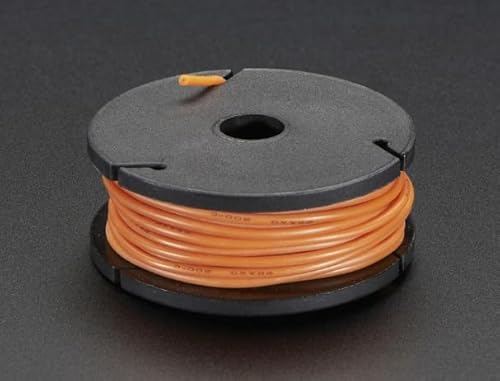 Adafruit Zubehör Silicone Cover Stranded-Core Wire - 25ft 26AWG - Orange - SKU 2520