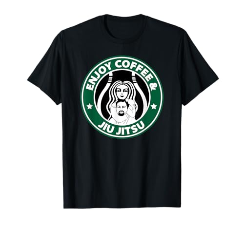 Brasilianisches Jiu-Jitsu - Genießen Sie amerikanischen Kaffee Jiu-Jitsu - BJJ T-Shirt