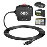 Dash Cam USB-Stromkabel, Dash Cam Hardwire Kit | Zwei Modi Auto-Dashcam-Ladegerät Dashcam USB-Festkabel-Kit,Praktisches Autozubehör Dash-Kamera-Autoladekabel für Auto-Dashcams-Radar