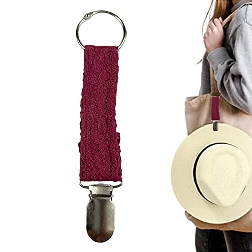 JINGLING Hutclip für unterwegs - Kappenclip für unterwegs - Reise-Entenschnabel-Hutclips für Damen, Kinder, Erwachsene, Outdoor-Reisezubehör, Ketten, Hutbegleiter